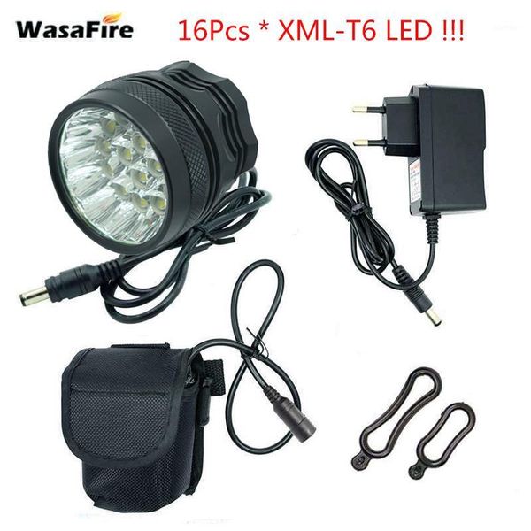 

bike lights wasafire 40000 lumen 16 xt6 led bicycle lamp front headlight +18650 batteries riding cycling light for outdoor riding1