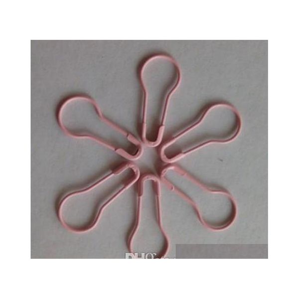 

new colors locking stitch markers - set of 1000 /order - pear shaped- total 10 jllmwy carshop2006, Silver