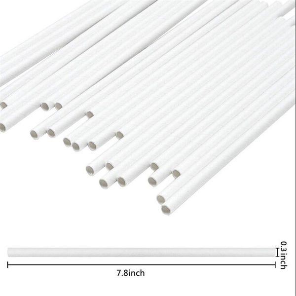 

packaging dinner service 25 50 100 pcs biodegradable paper drinking straws striped birthday party wedding supplies polka baby shower selling