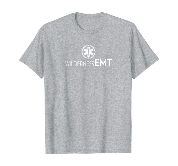 

wilderness emt wemt t-shirt for men or women, White;black