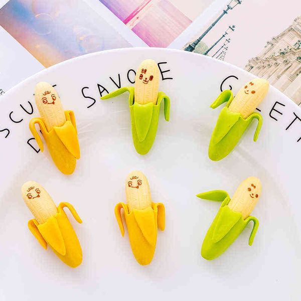 

lovely banana eraser two bags of student rubber stationery taobao store