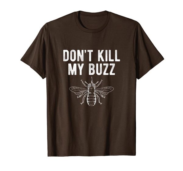 

don't kill my buzz vintage save the bees t-shirt, White;black