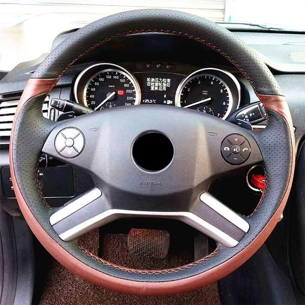 

steering wheel covers car cover for - special series a-class b-class c-class e-class g-class s-class hand-sewn auto parts