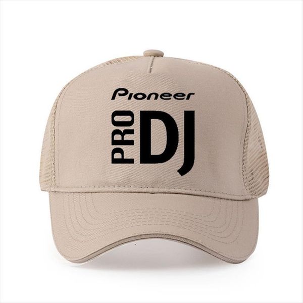 

pure cotton men dj style pioneer logo printed baseball cap fashion women, Blue;gray