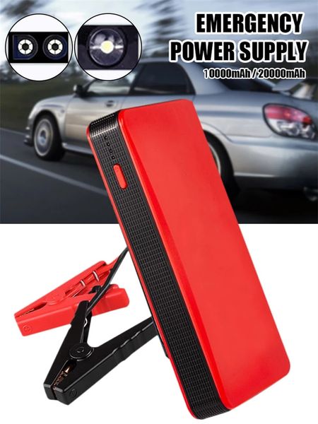 

20000mah car battery jump starter power bank 12v 400a auto emergency booster starting device with flashlight for 2.0l gasoline k4