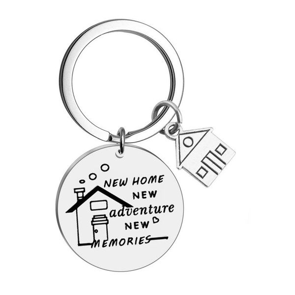 

keychains keychain man creative houses key holder couples letter home adventure silver color zinc alloy porte clef