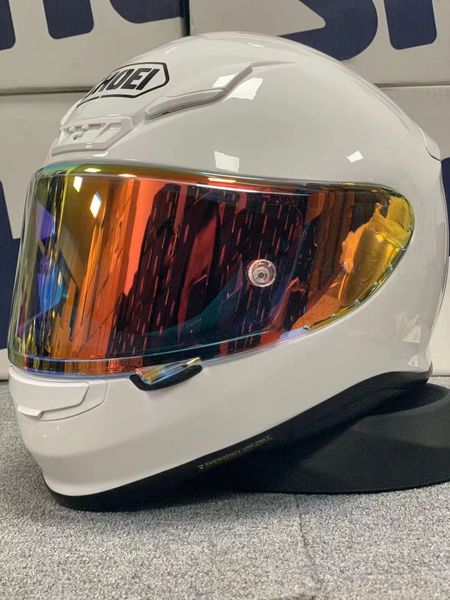 SHOEI Full Face Motorrad Helm Z7 Glossy White Helm Reiten Motocross Racing Motobike Helm