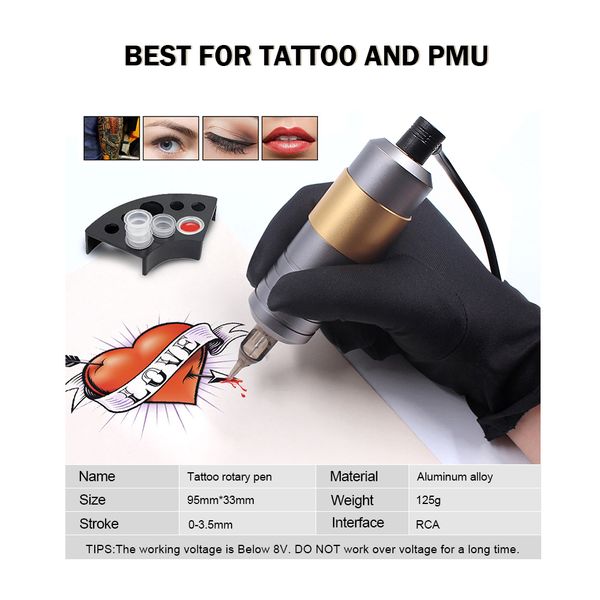 

tattoo machine kit set rotary tattoo machine set permanent makeup pen set cartridge needle for beginners artist tattoo kittscouts