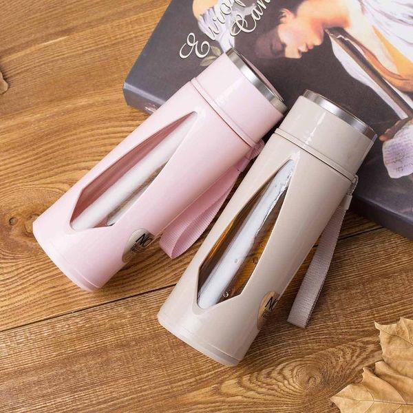 

wine glasses 480/300ml double layer glass water bottle