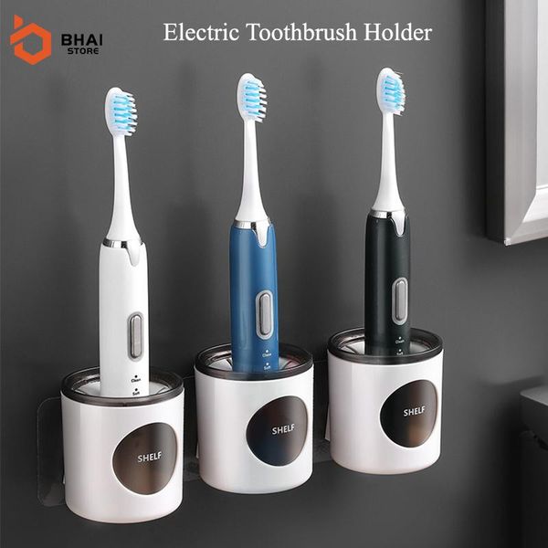 

toothbrush holders electric holder wall-mounted punch-drain stand rack bathroom storage accessories
