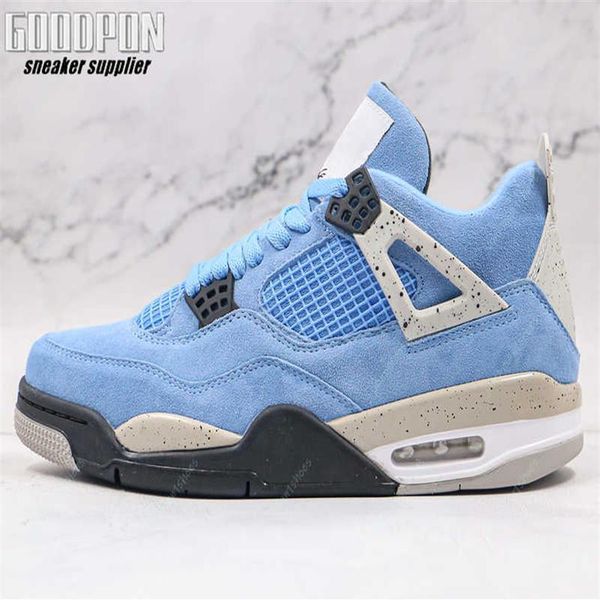 

2021 university blue jumpman 4 4s fashion shoe mens basketball shoesa42