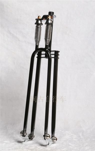 

bike forks 26-inch retro double spring suspension fork bicycle vintage fuel