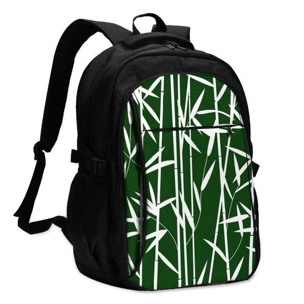 

backpack 2021 women bamboo leaves back to school