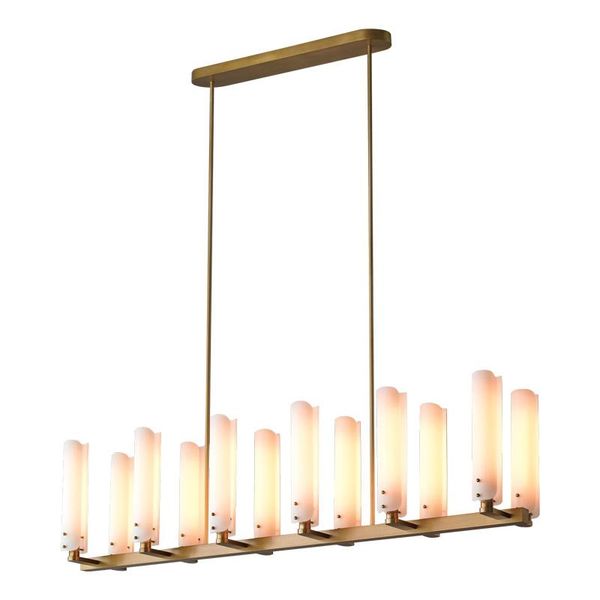 

pendant lamps all copper postmodern light luxury chandelier simple restaurant club bar creative glass