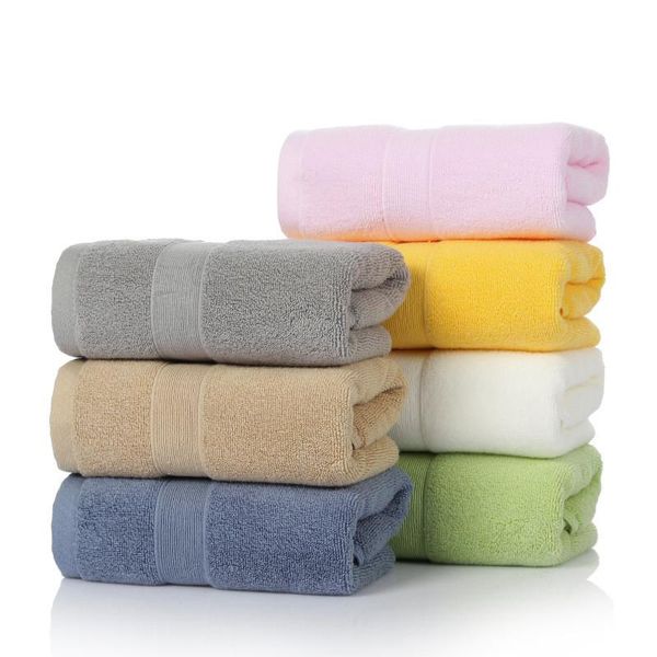 

towel 34x75cm 100% cotton thicken solid color absorbent soft washcloth bathroom hand
