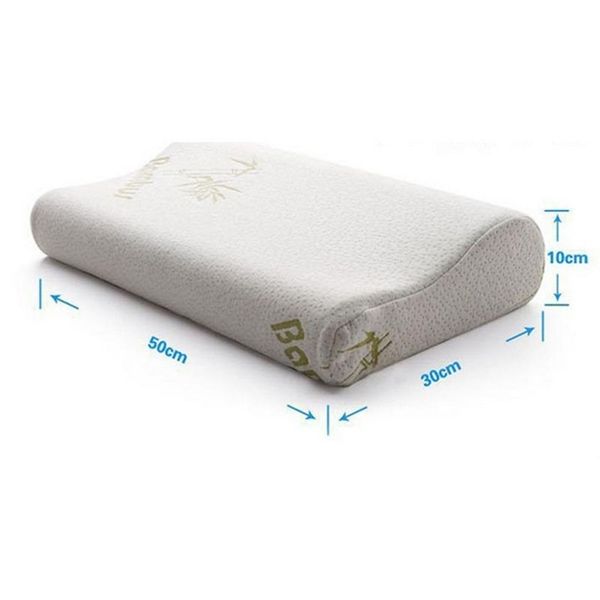 

wholesale bamboo fiber slow rebound health care memory foam pillow massager travesseiro almohada