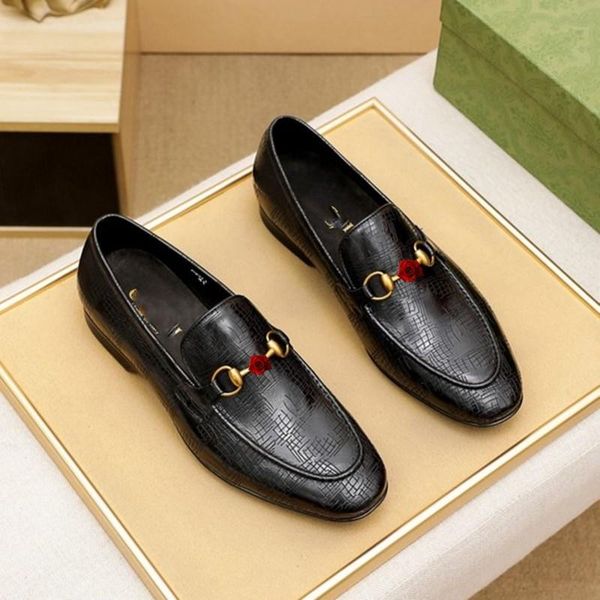 

men peas shoes pointed toe mens formal shoe brown elegant simple suit gentleman loafers flats business leather size 38-45, Black