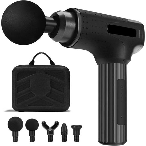 

massage gun rechargeable electric massager with high-frequency gun, a carrying bag, can relieve fitness pain, muscle relaxation