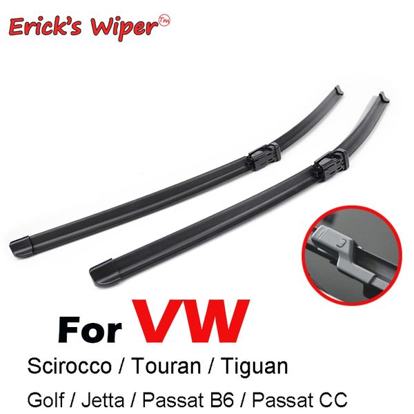 

erick's lhd front wiper blades for vw golf 5 6 passat b6 cc scirocco jetta touran tiguan windshield windscreen window