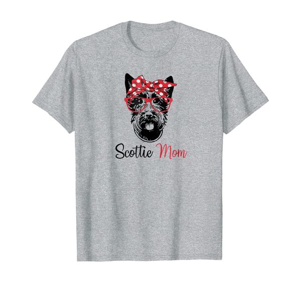 

scottie dog shirt - scottish terrier shirt, White;black