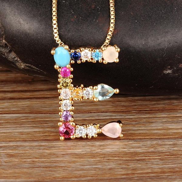 

chains gold color name initial necklace charm letter jewelry for women gift girlfriend accessories, Silver