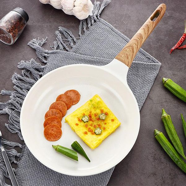 

pans ceramic frying pan cookware set pot and non stick cooking breakfast crepe honeycomb wok japanese kitchen enamel