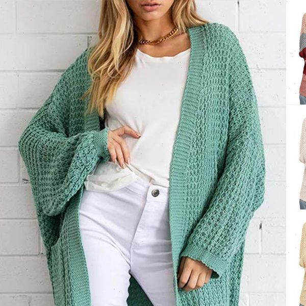 

2021 patchwork striped sweaters cardigan women long batwing sleeve boho casual crochet oversized knitted sweater coat women, White;black