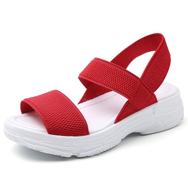 

sandals women flats summer casual hollow out mesh shoes breathable non-slip slippers beach hole flip flop wsh3822, Black