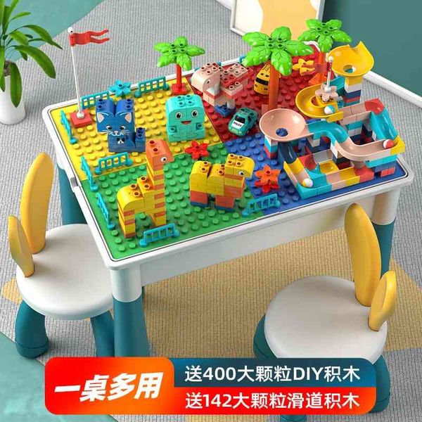 

applicable to children's multifunctional table 2-year-old assembled puzzle building block toys 3 boys and girls 6
