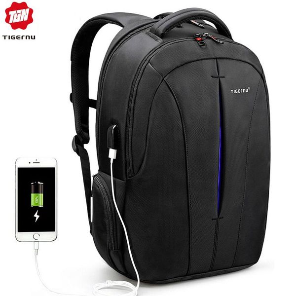 

backpack tigernu usb waterproof anti theft women backpacks for men 15.6 inch lapmale travel school bags teenager mochila