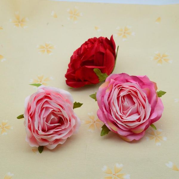 

10pcs artificial flowers christmas wreath decor for home wedding car accessories ornamental flowerpot diy gifts vase s qylwqv