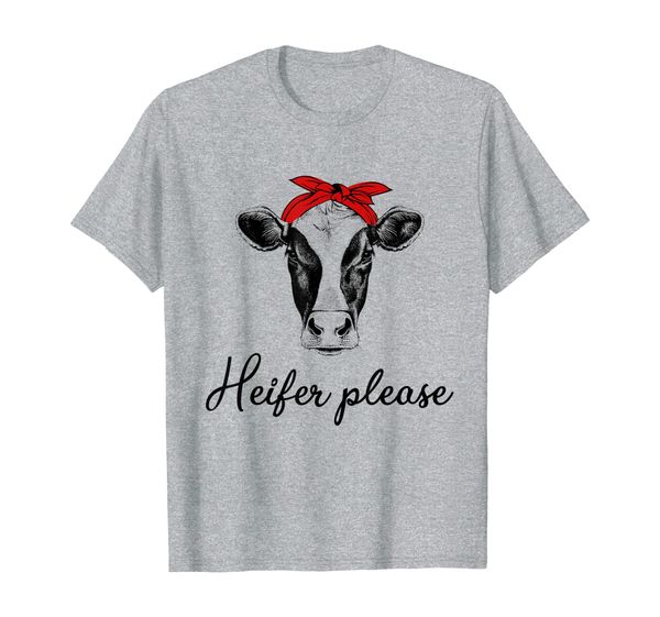 

heifer please adorable gift for cattle lover t-shirt, White;black