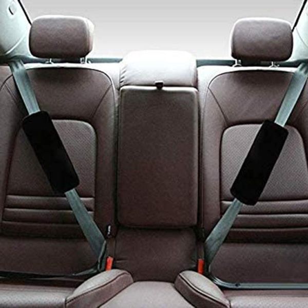 

safety belts & accessories 2 pcs soft plush seat belt cover shoulder pad strap case comfortable driving car seatbelt multiple colors optiona
