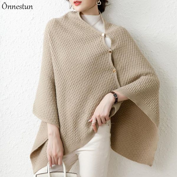 

scarves solid scarf for women 2021 winter female button poncho women's bandana shawl wraps loose foulard, Blue;gray