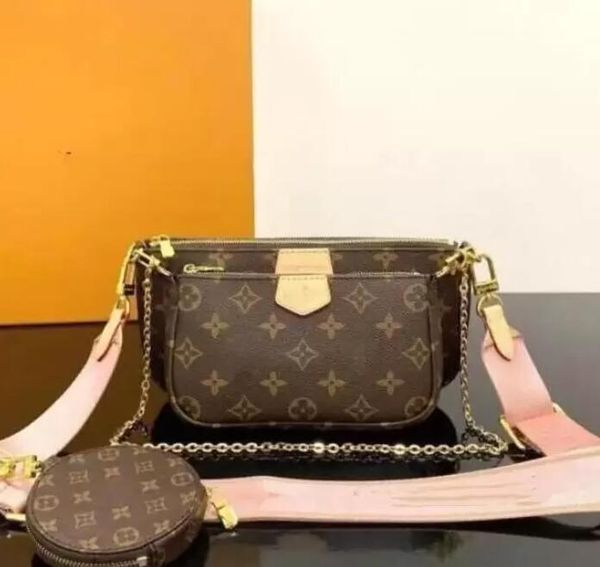 

988 gglvlouisvittonyslvutton women tote luxury shoulder bags multi pochet accessoires handbag women designe, Red;black