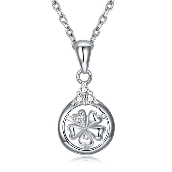 

zemior 925 sterling silver pendant necklace for women heart shaped flowers austria crystal necklace party fine jewelry new