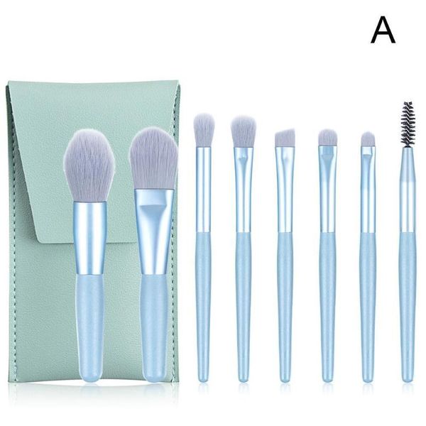 

makeup brushes 8pcs mini travel portable soft set eye up brush concealer eyelash blush shadow lip make powder foundatio g1j0