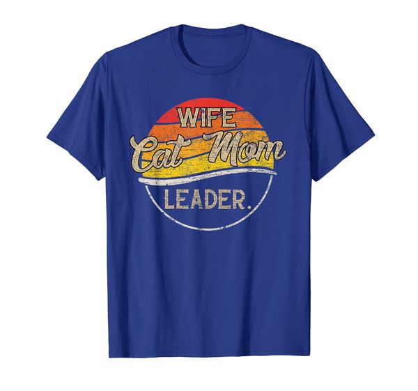 

funny wife cat mom leader shirt for cat lovers-birthday gift, White;black