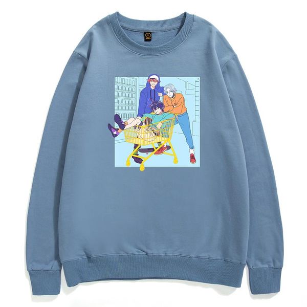 

men's hoodies & sweatshirts anime sk8 the infinity sweatshirt men harajuku manga hoodie snow shadow reki joe cherry adam miya pullovers, Black