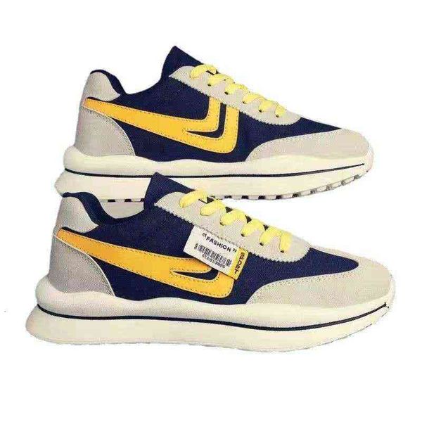 

2021 autumn men's shoes trend canvas board breathable casual small white forrest gump sports, Black;white