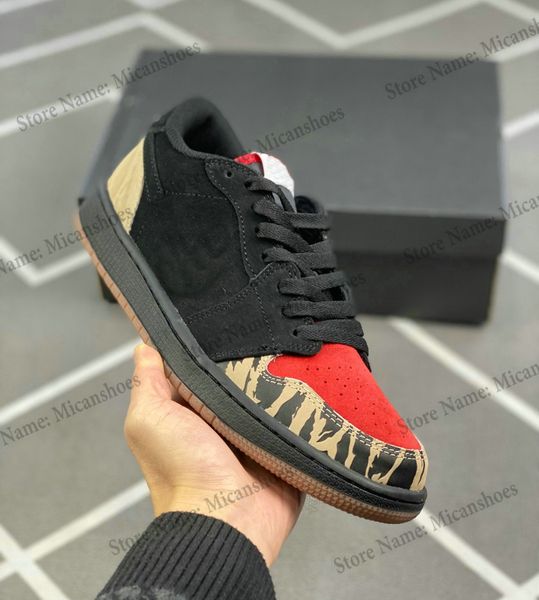

solefly x 1 low og carnivore basketball skateboard shoes red black desert gum medium brown casual sports trainers designer sneakers, White;red