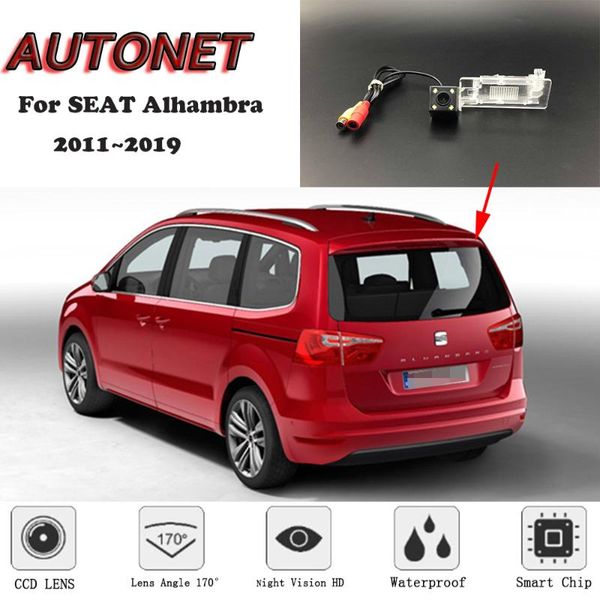 

car rear view cameras& parking sensors autonet backup camera for seat alhambra 2011~2021 night vision/license plate camera/parking