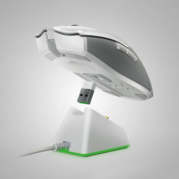 

mice razer viper ultimate with charging dock - mercury lightweight wireless computer gaming electronic sports mouse rgb base