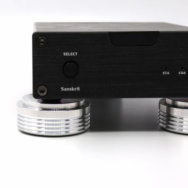 

smart power plugs 4pcs hi-end aluminum alloy speaker spike isolation feet stand cone turntable