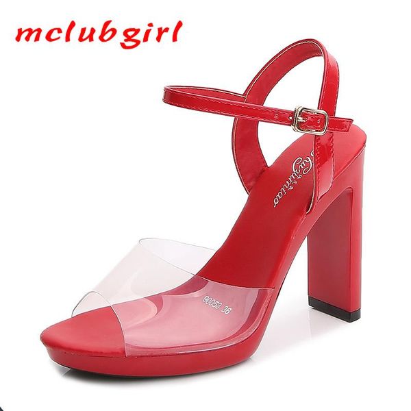 

mclubgirl catwalk mannequin shoes stiletto black platform 11cm high heel sandals for women summer lfd-9053-8