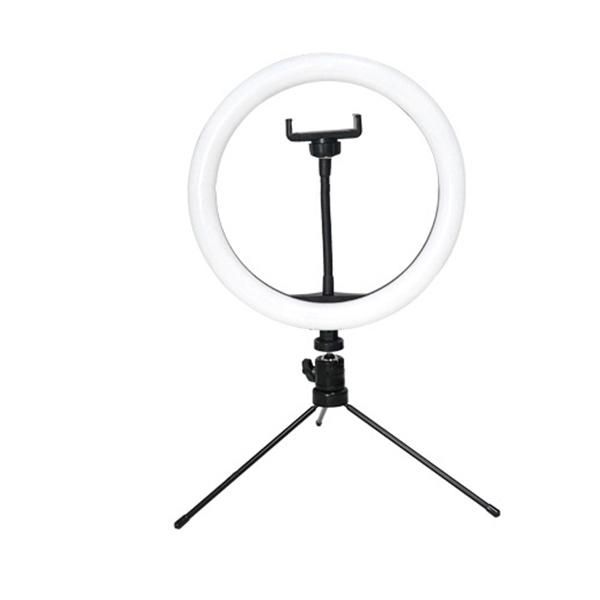 

selfie ring light dimmable 10 inch/ 26cm ring lamp with tripod for youtube makeup pgraphy vlog