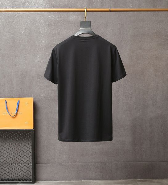 

new arrival luxurious 2021 spring men casual tshirt designers lõewe embroidery crewneck short sleeve tee mens simplicity t shirt, White;black