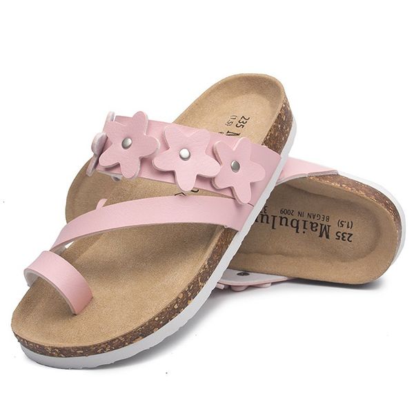 

slippers casual soft cork wedge women summer beach slide sandals flip flops floral comfort ladies girls indoor outside shoes lbz5, Black