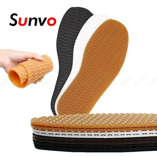 

sunvo rubber soles for making shoes replacement outsole anti-slip shoe sole repair sheet protector sneakers high heels material 211120, White;pink