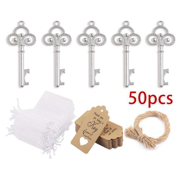 

gift wrap guests corkscrew set home key party souvenir vintage winebottle openers